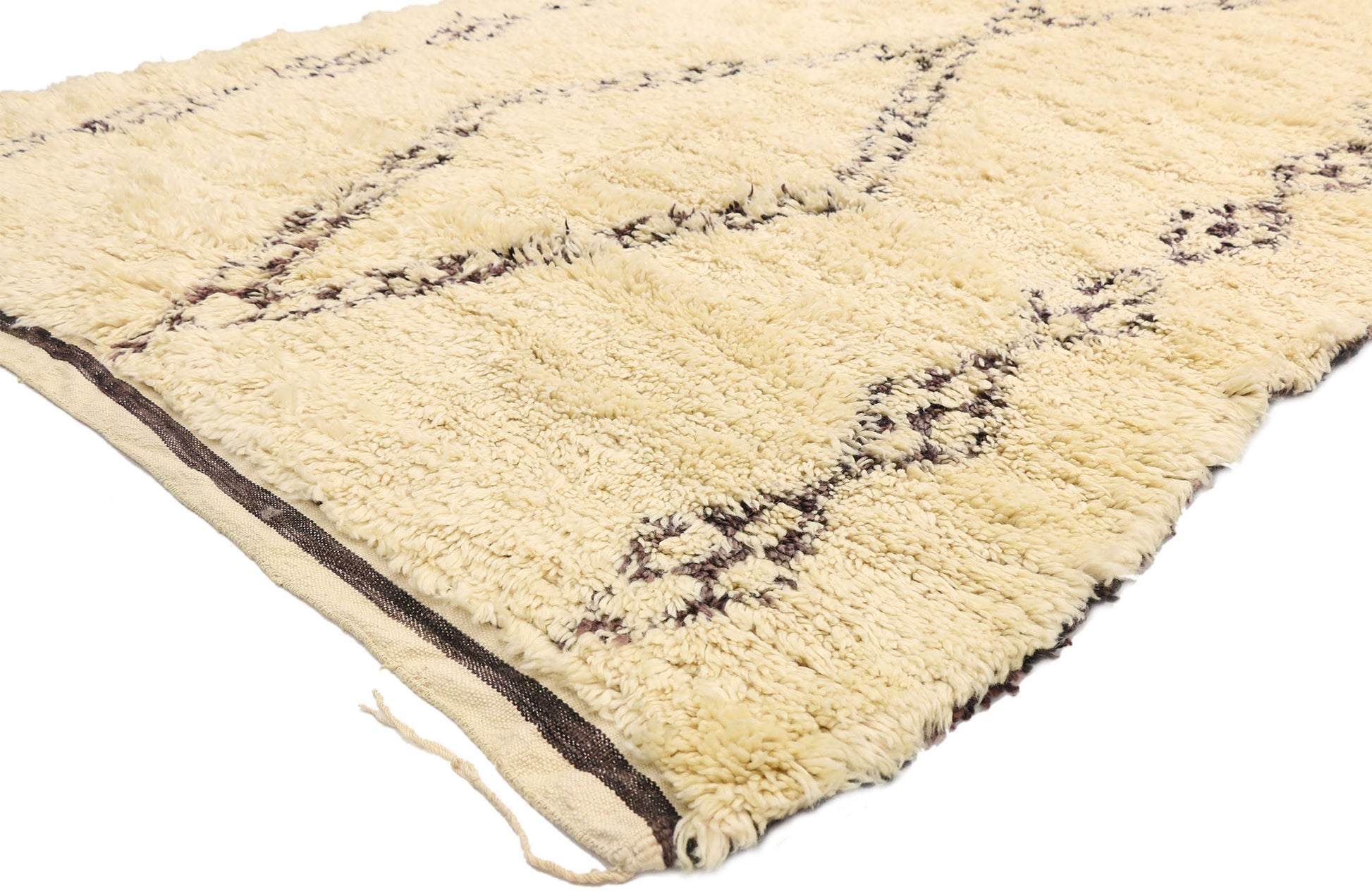 6 x 13 Organic Modern Beni Ourain Moroccan Rug 20769
