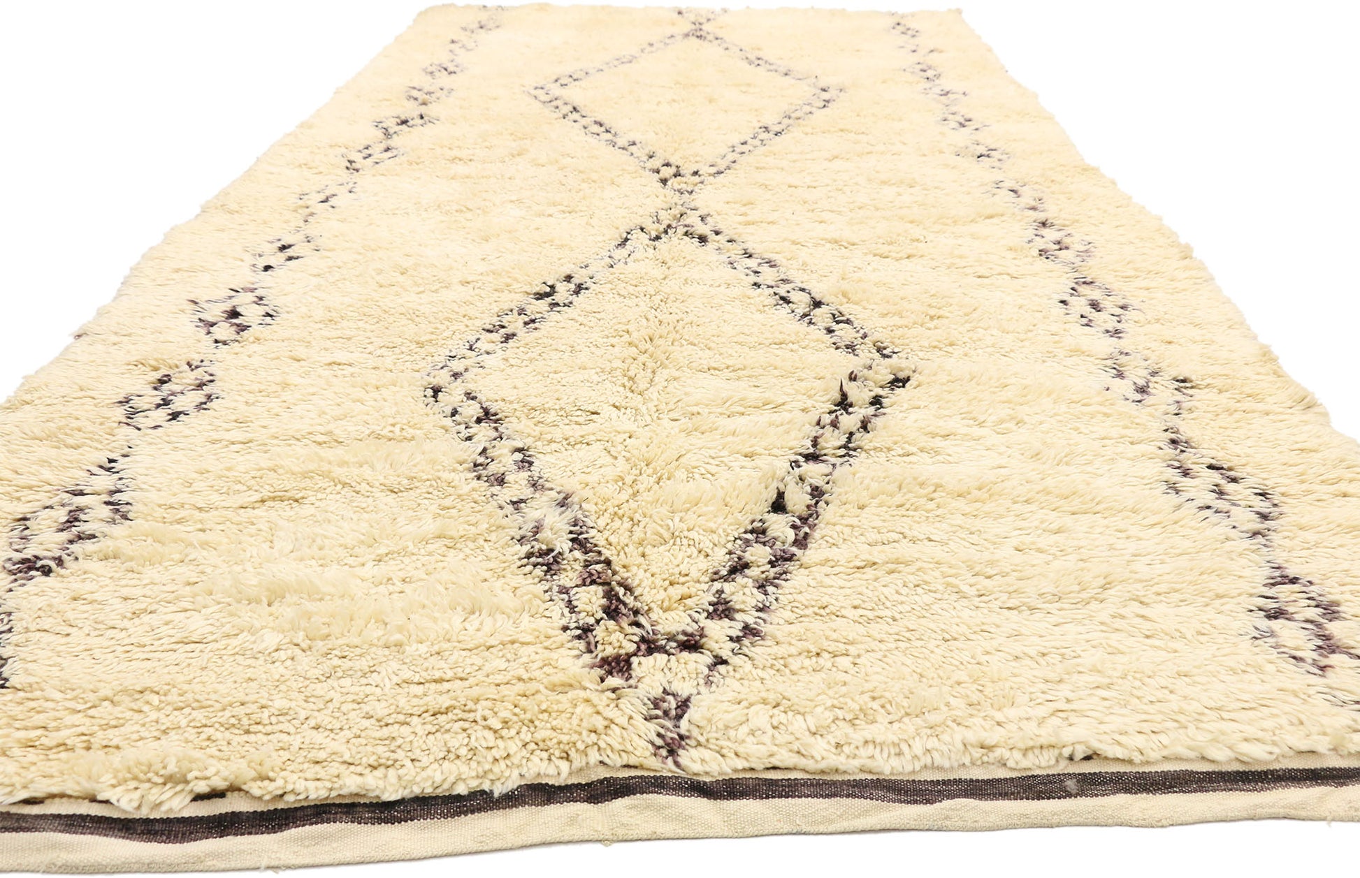 6 x 13 Organic Modern Beni Ourain Moroccan Rug 20769