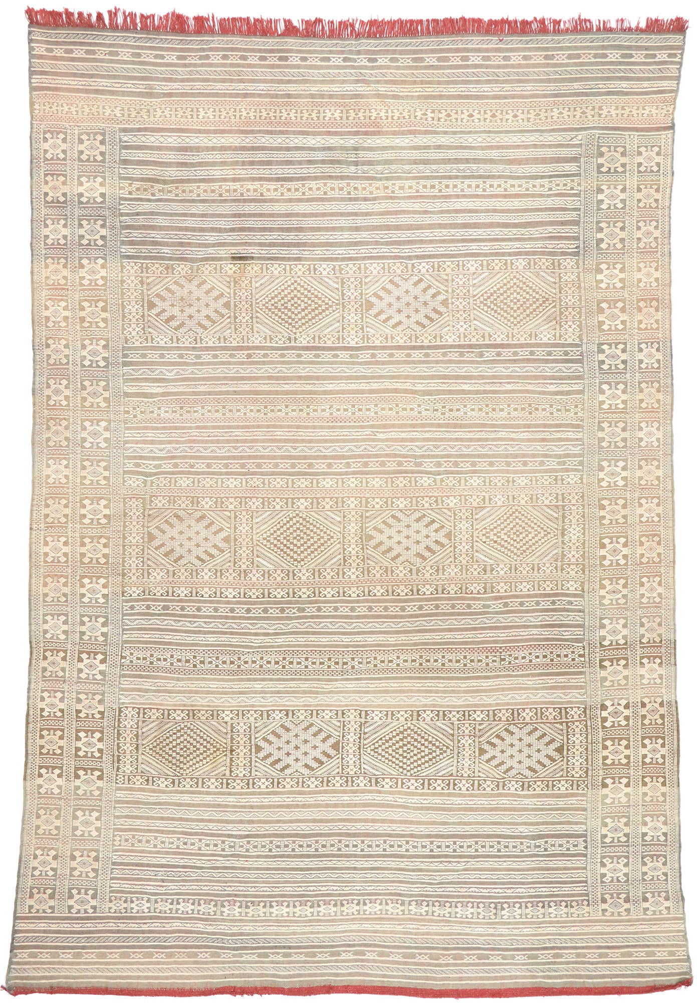 7 x 11 Vintage Moroccan Kilim Rug 20782