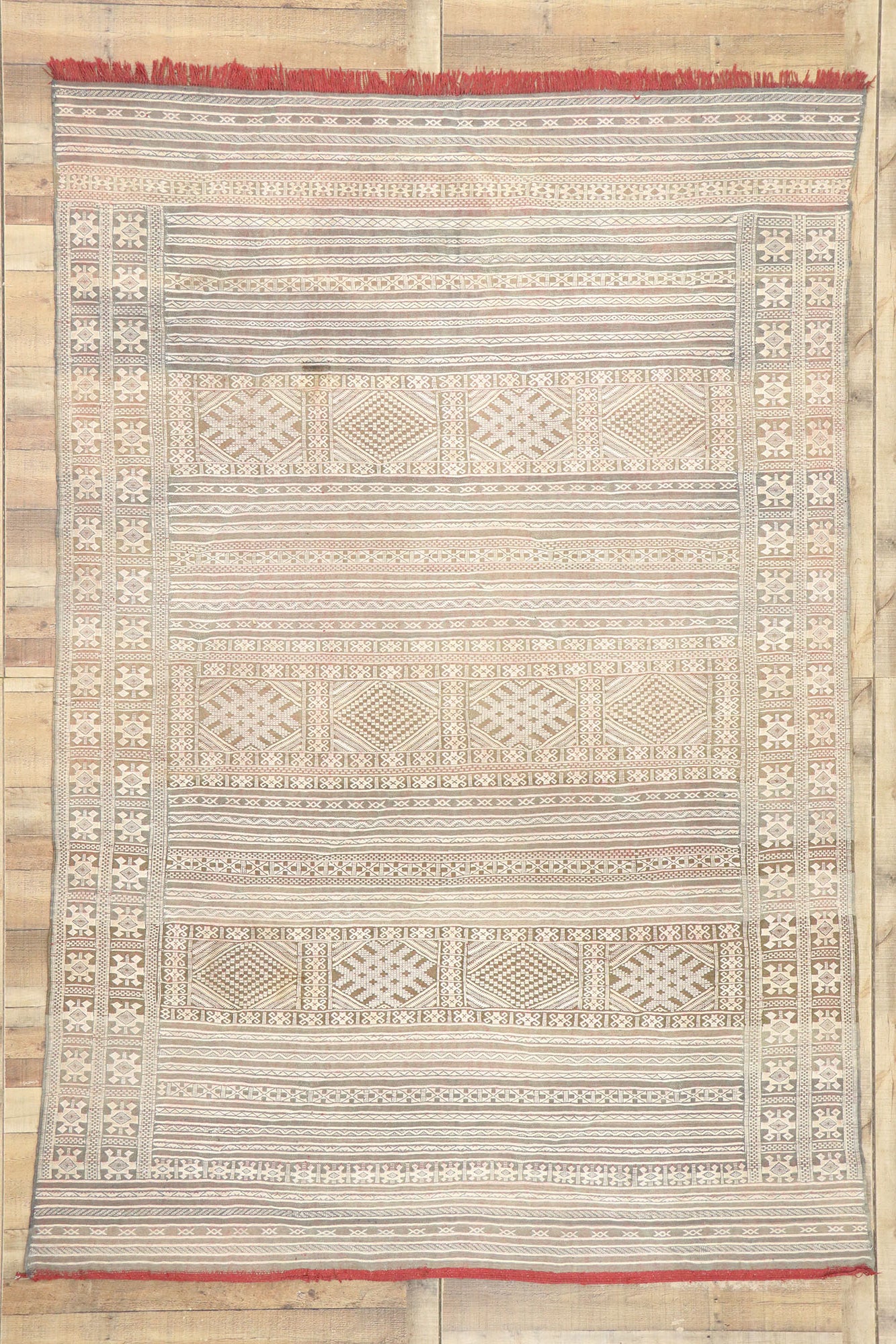 7 x 11 Vintage Moroccan Kilim Rug 20782