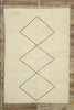 7 x 10 Organic Modern Moroccan Beni Ourain Rug 20787