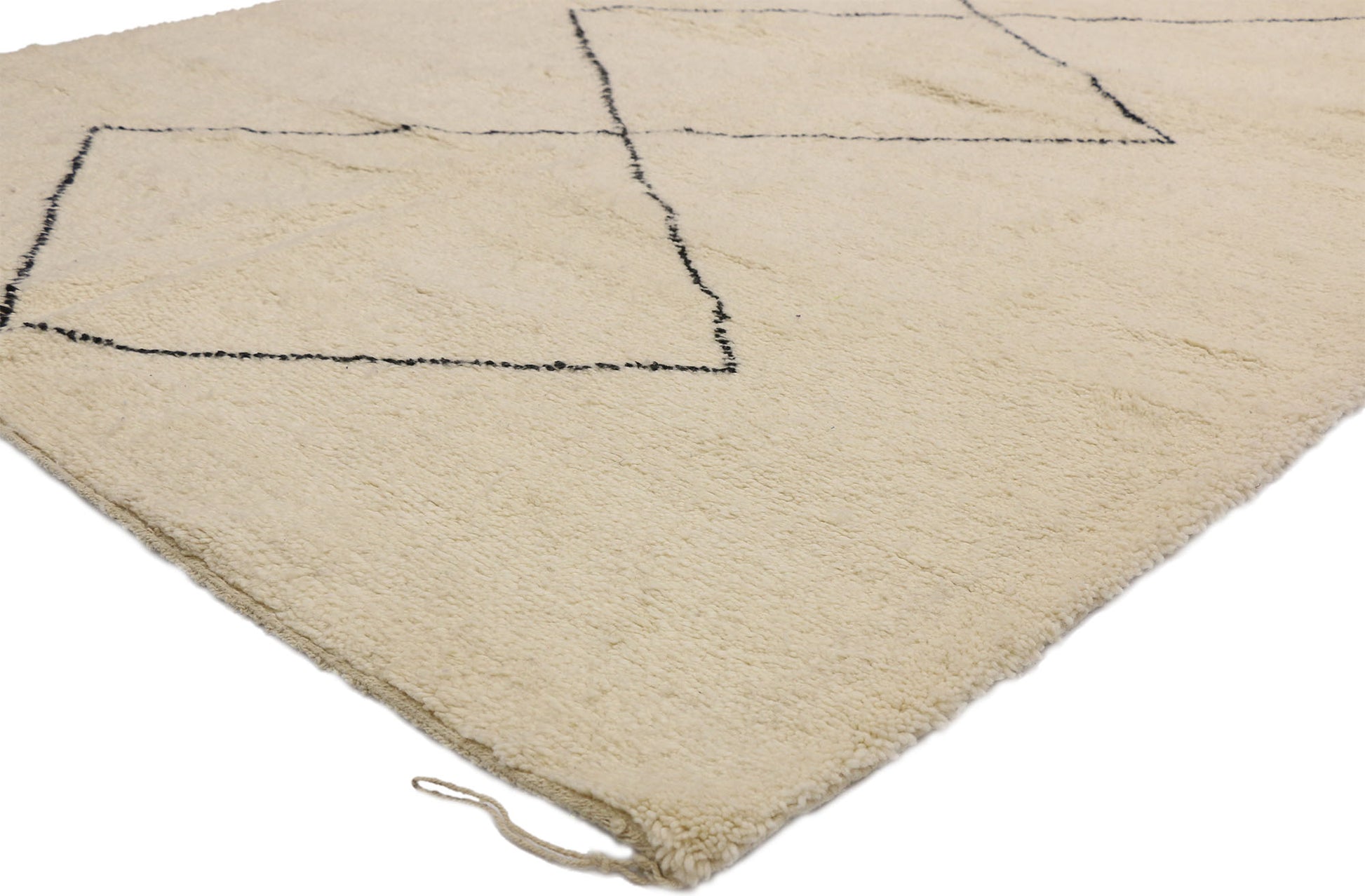 7 x 10 Organic Modern Moroccan Beni Ourain Rug 20787