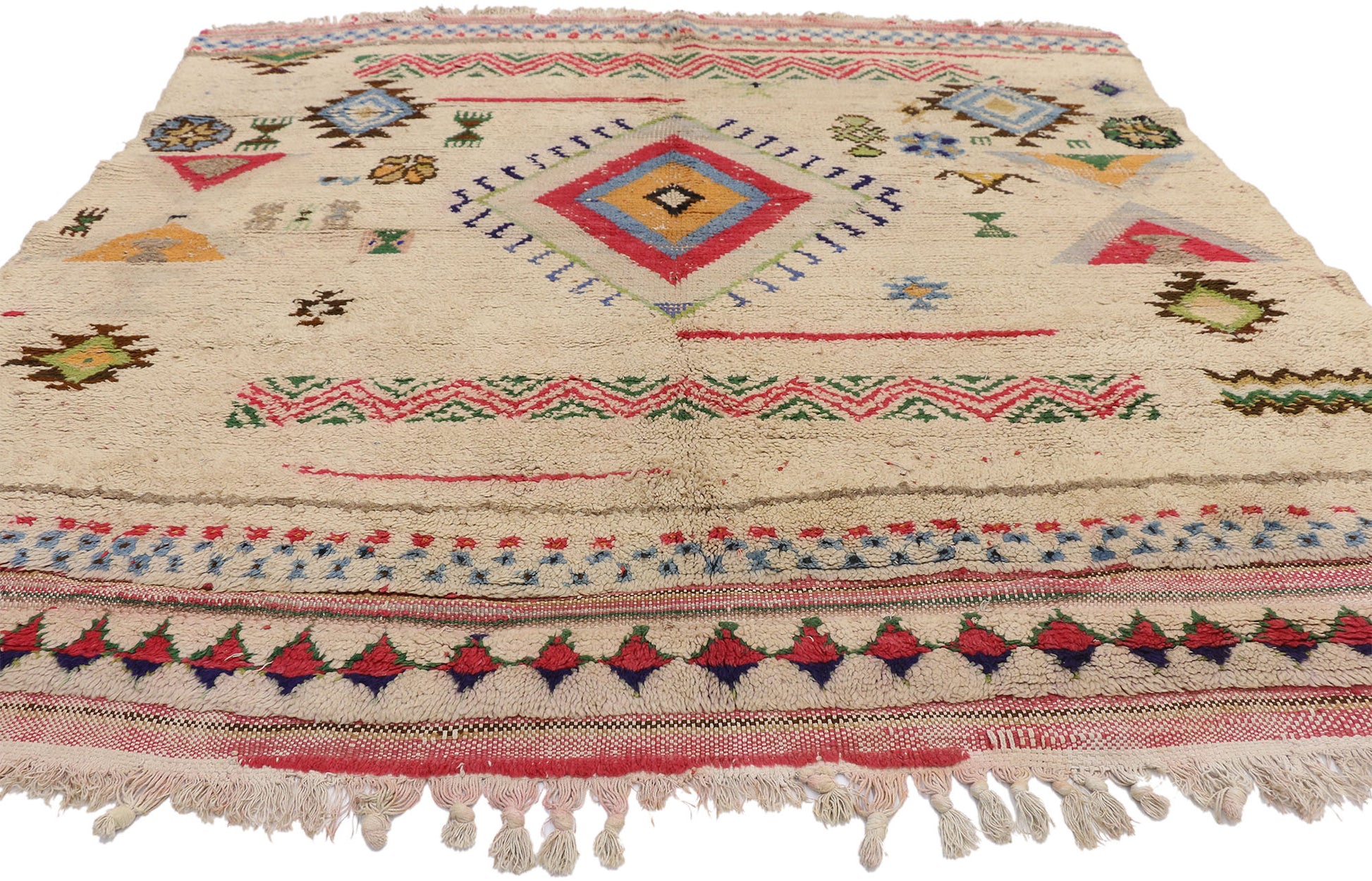 6 x 6 Vintage Moroccan Rug 20792