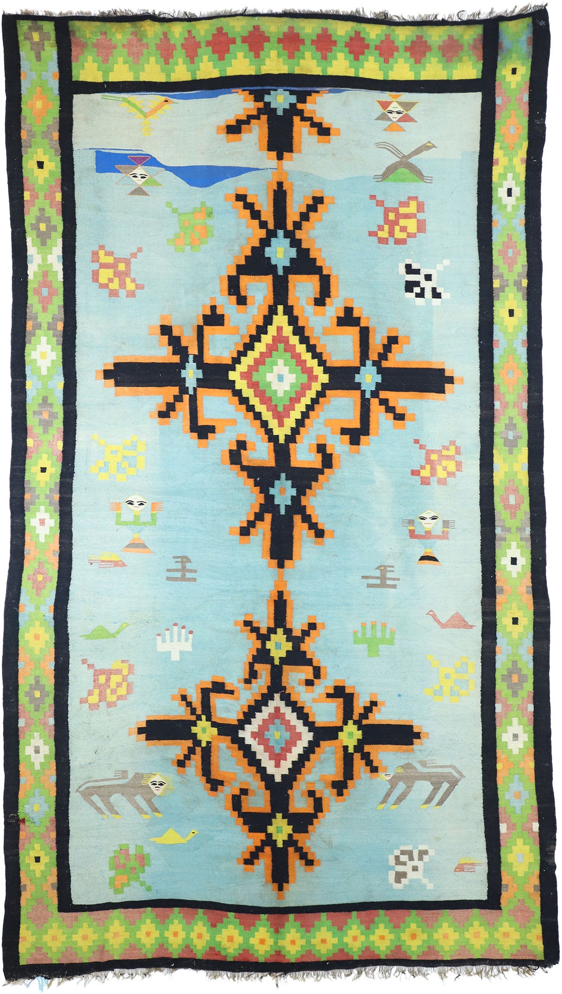 6 x 11 Vintage Kilim Rug 20794