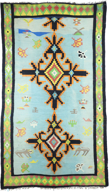 6 x 11 Vintage Kilim Rug 20794
