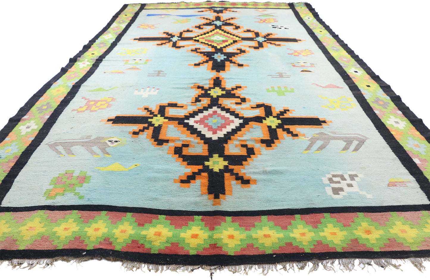 6 x 11 Vintage Kilim Rug 20794
