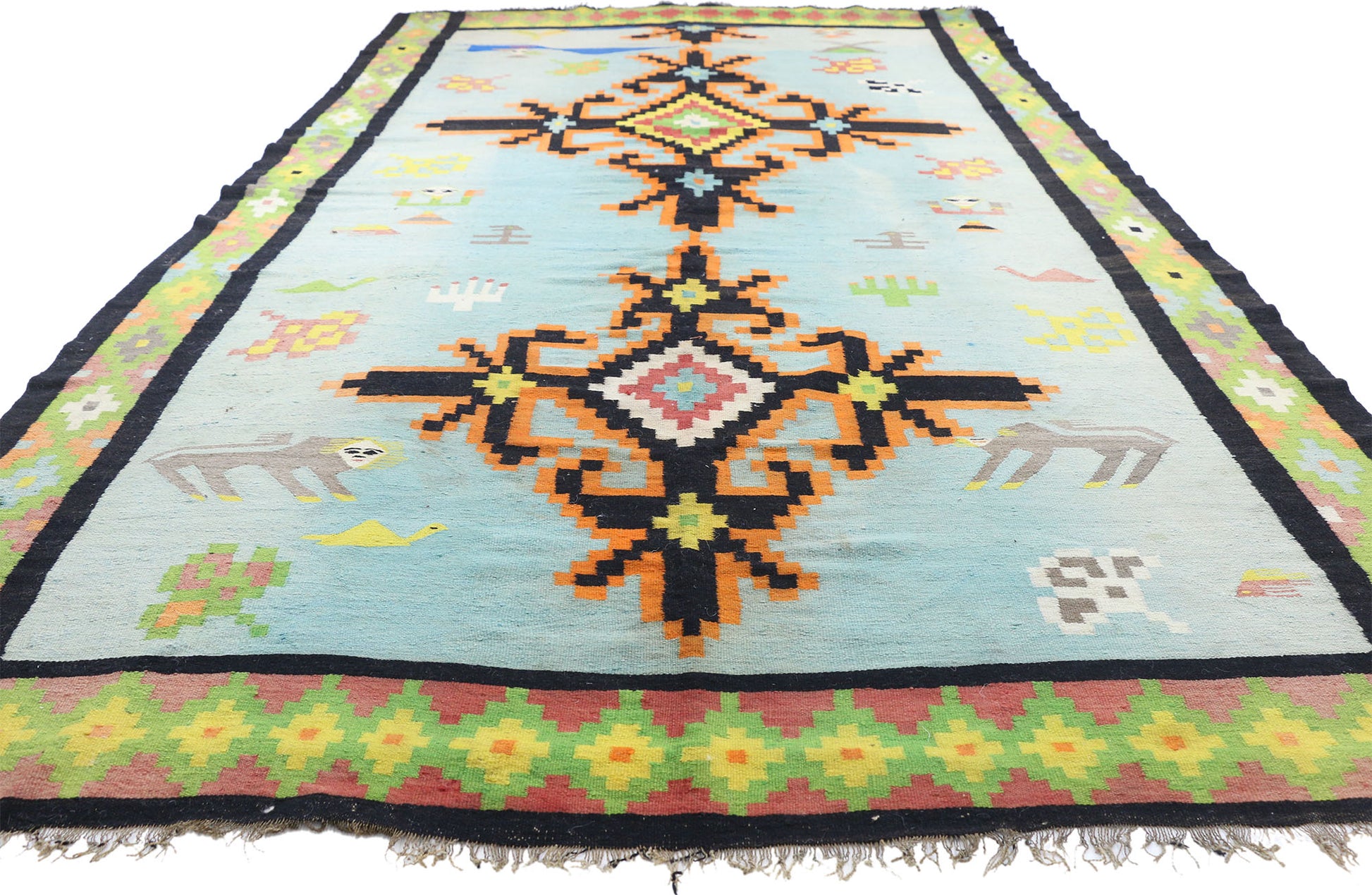 6 x 11 Vintage Kilim Rug 20794