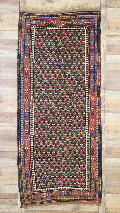 4 x 10 Antique Persian Kurdish Runner 20795