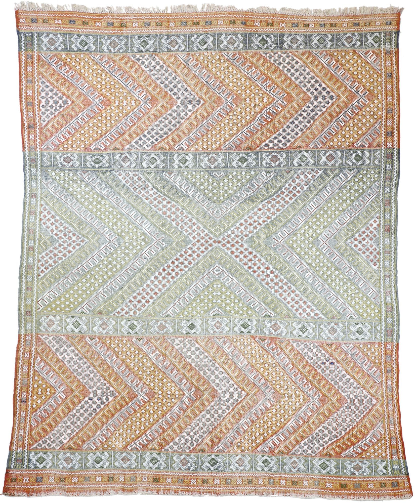 8 x 10 Vintage Kilim Rug 20800