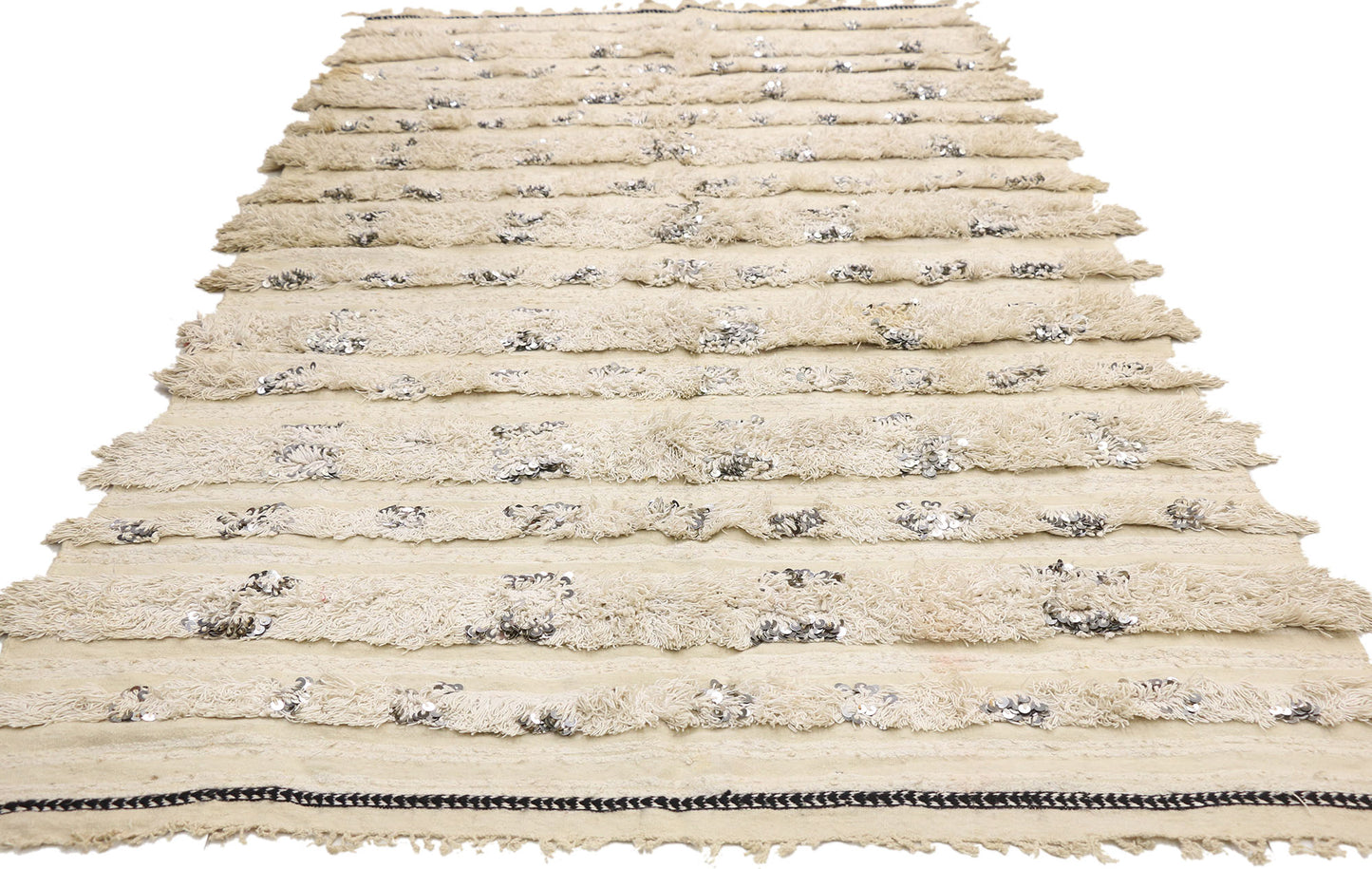 4 x 7 Vintage Handira Kilim Rug 20821