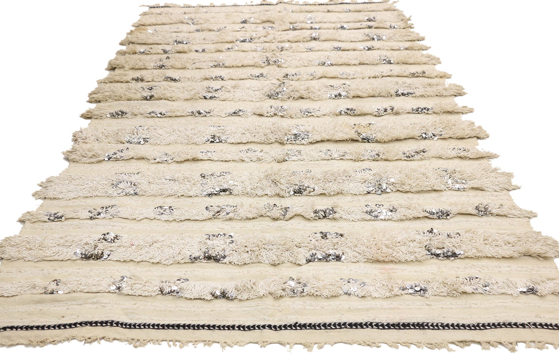 4 x 7 Vintage Handira Kilim Rug 20821