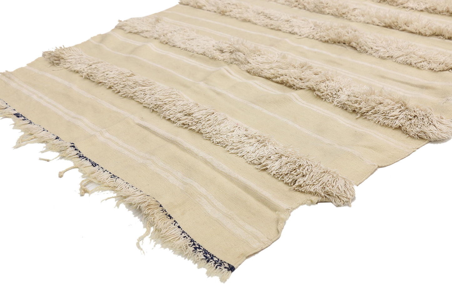 3 x 7 Vintage Moroccan Handira Kilim Rug 20824
