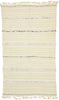 4 x 7 Vintage Moroccan Handira Kilim Rug 20826