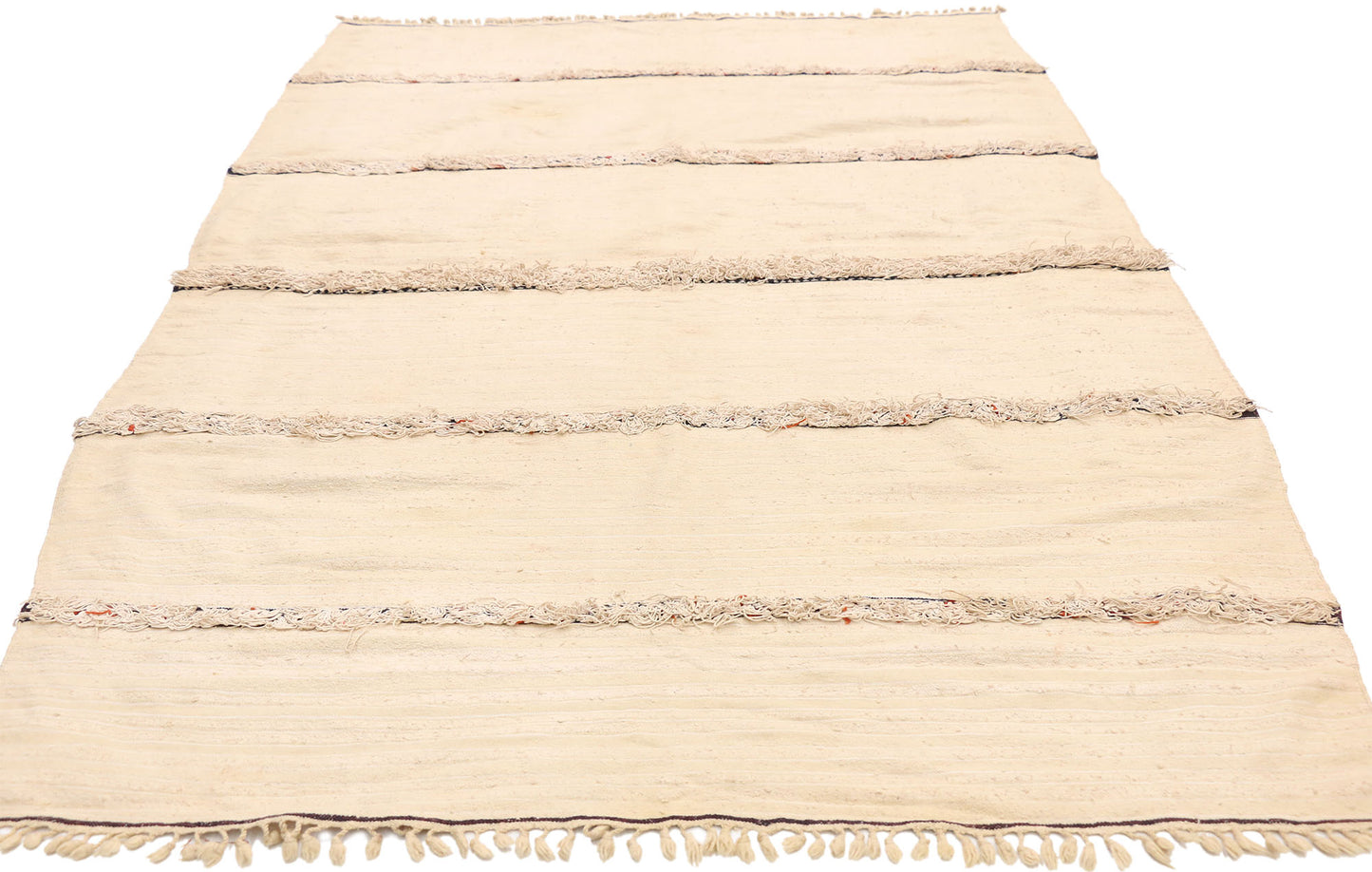 4 x 6 Vintage Handira Kilim Rug 20827