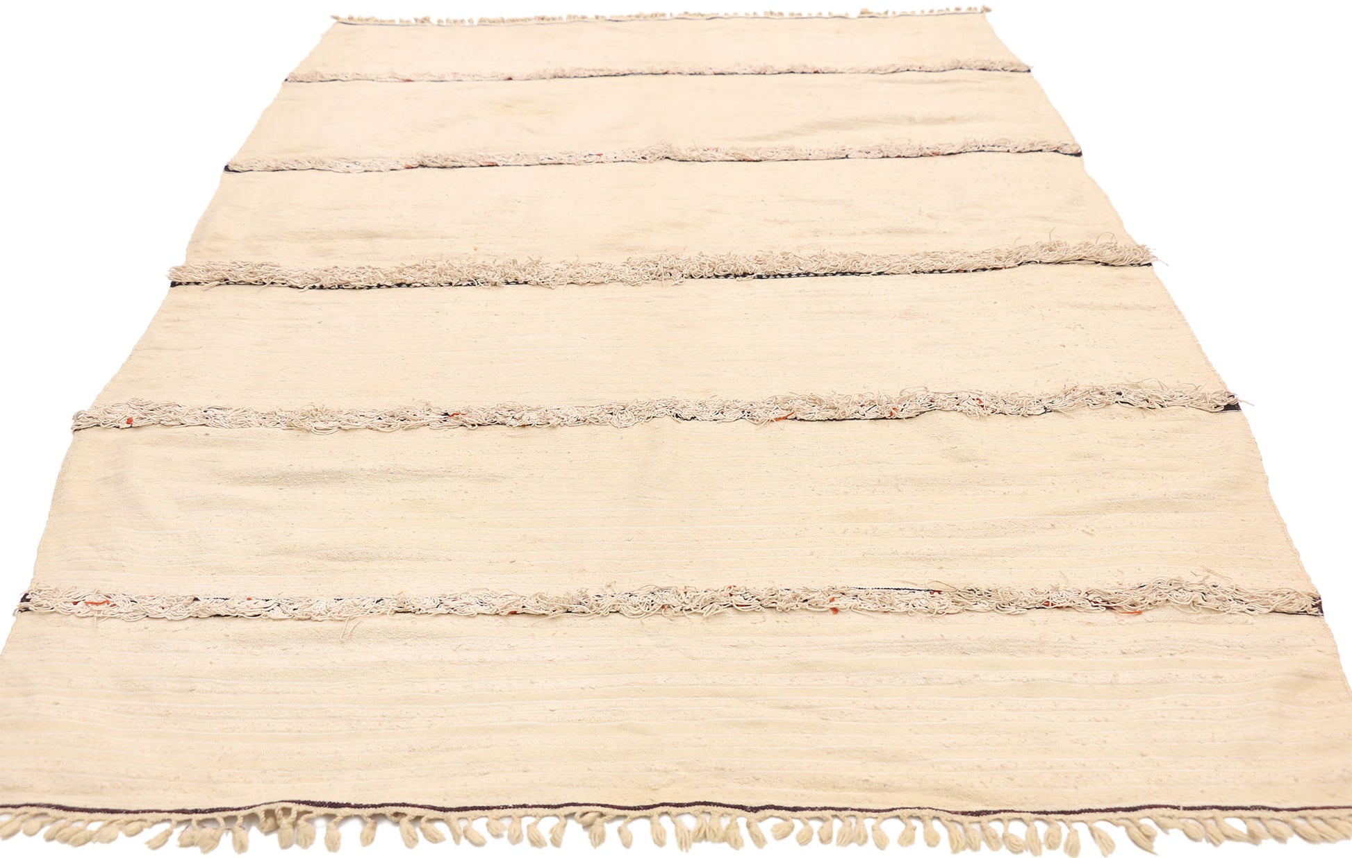 4 x 6 Vintage Handira Kilim Rug 20827
