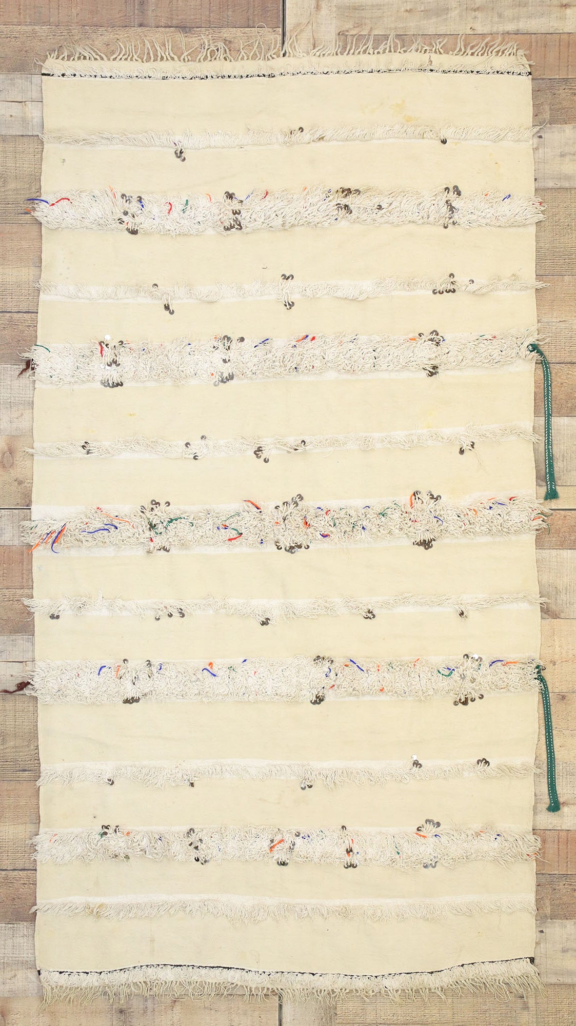 3 x 5 Vintage Handira Kilim Rug 20831