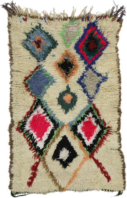 3 x 4 Vintage Moroccan Azilal Rug 20840