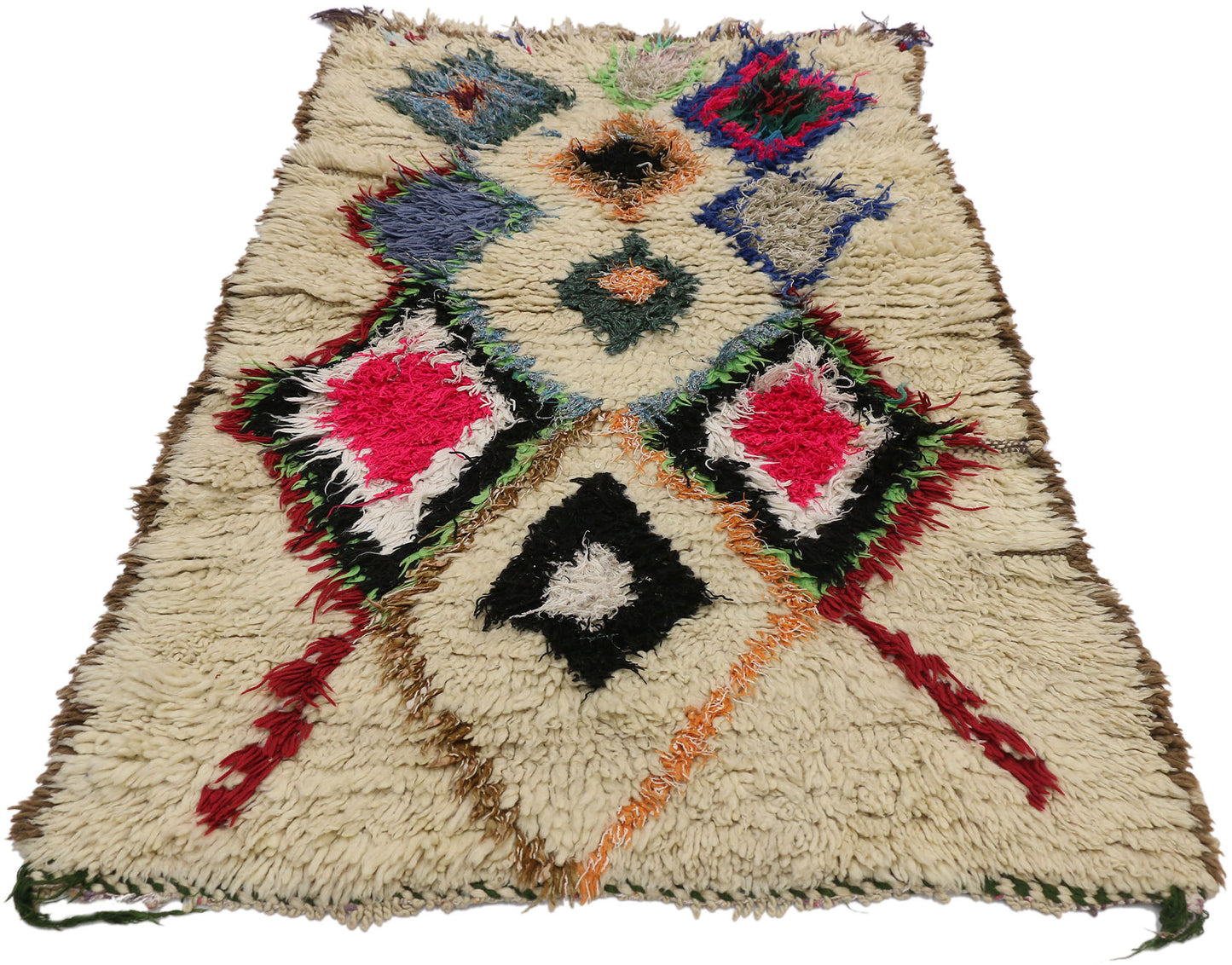 3 x 4 Vintage Moroccan Azilal Rug 20840