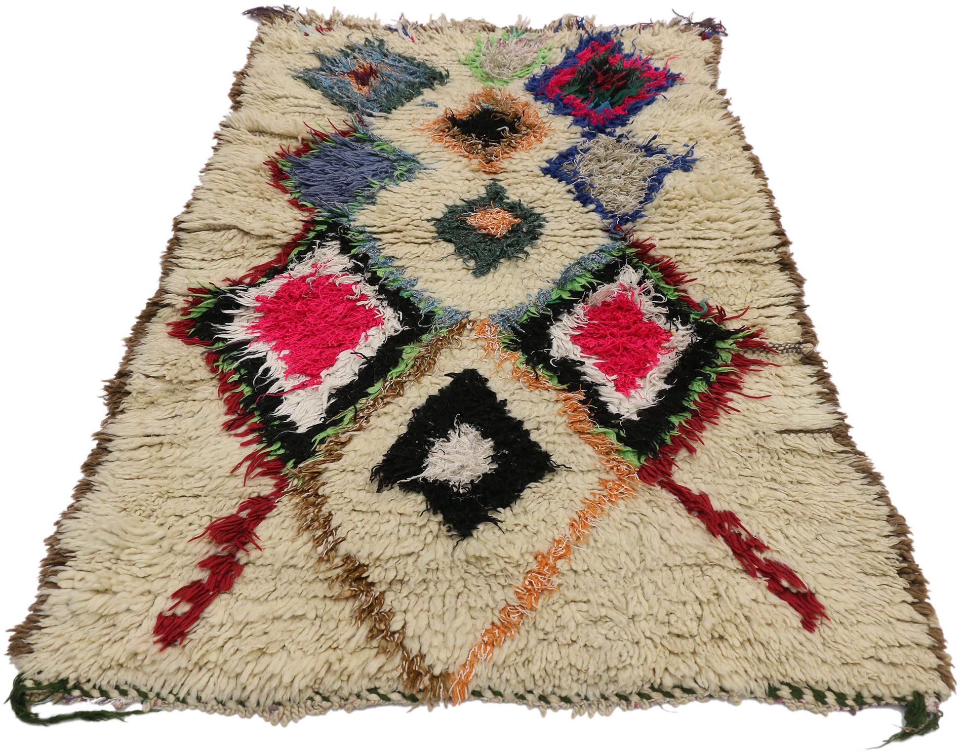 3 x 4 Vintage Moroccan Azilal Rug 20840