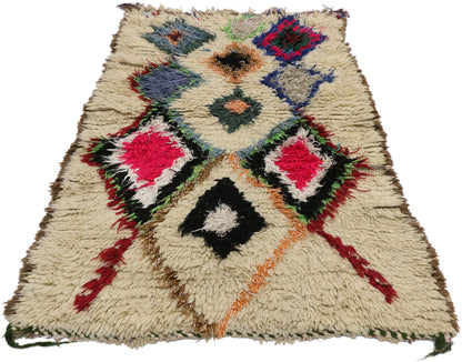 3 x 4 Vintage Moroccan Azilal Rug 20840