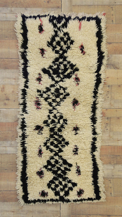 2 x 5 Vintage Moroccan Azilal Rug 20850