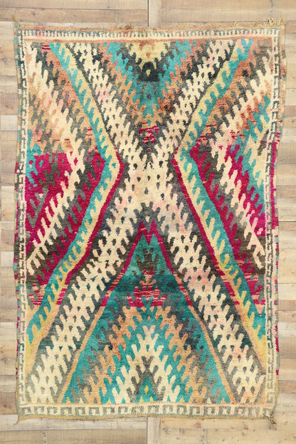 7 x 10 Vintage Moroccan Rug 20851