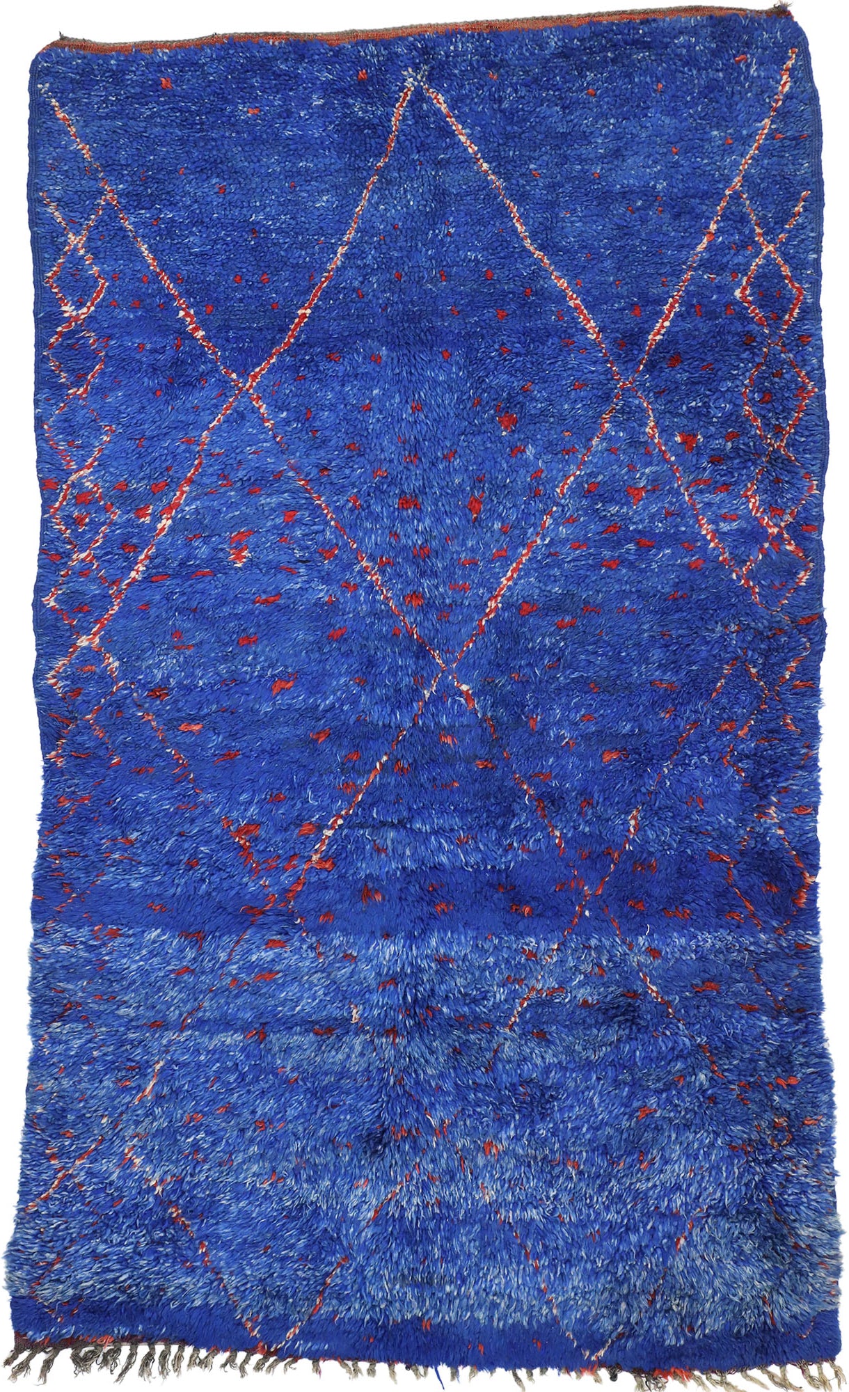 6 x 10 Vintage Blue Moroccan Rug 20853