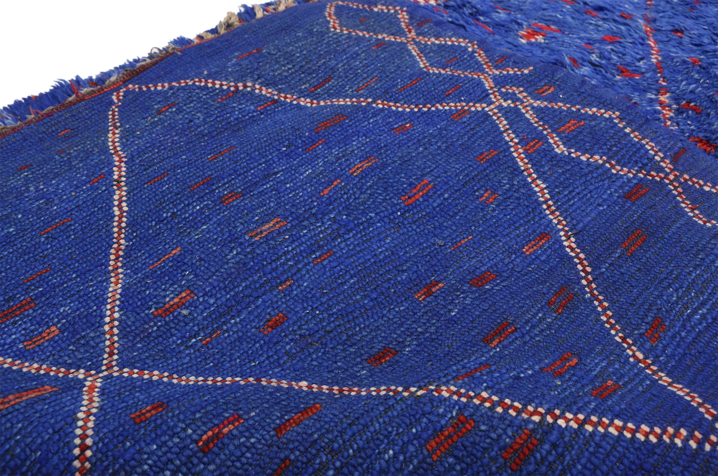6 x 10 Vintage Blue Moroccan Rug 20853