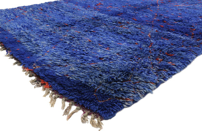 6 x 10 Vintage Blue Moroccan Rug 20853
