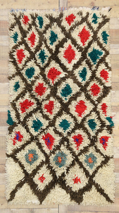 4 x 7 Vintage Moroccan Rug 20859