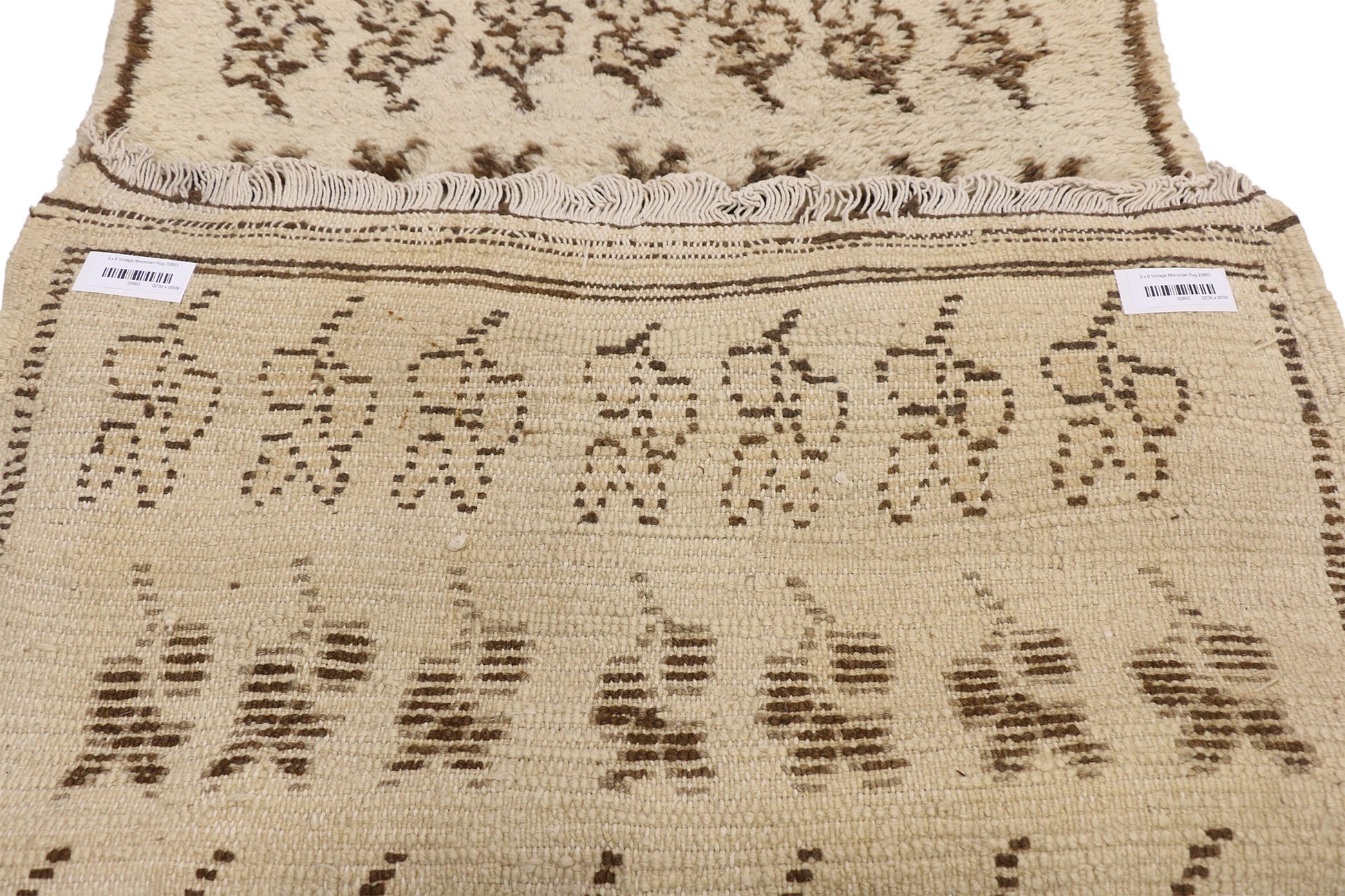3 x 6 Vintage Moroccan Rug 20863