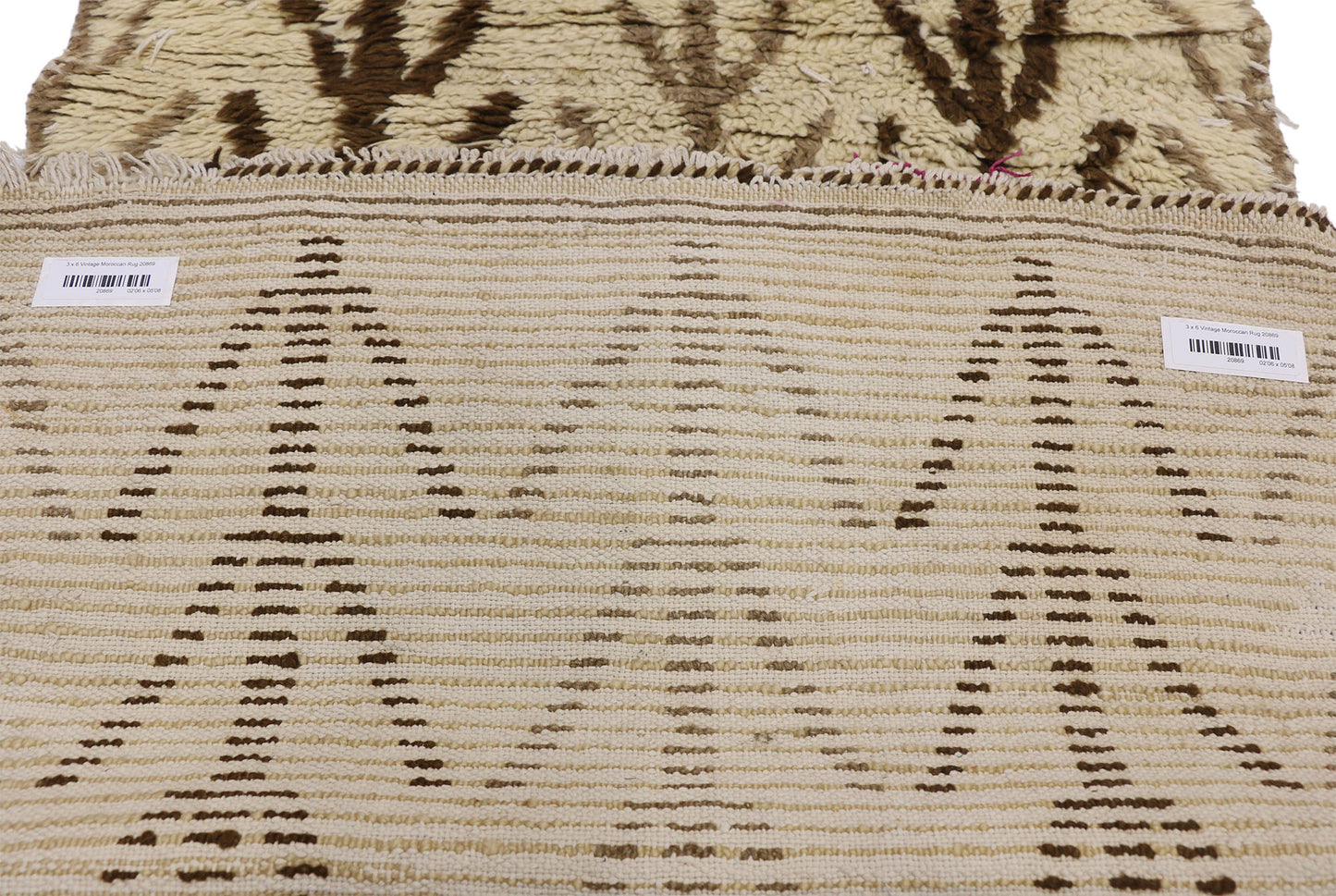 3 x 6 Vintage Moroccan Rug 20869