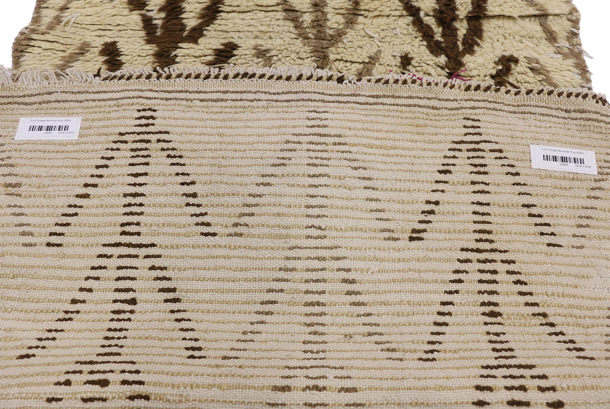 3 x 6 Vintage Moroccan Rug 20869