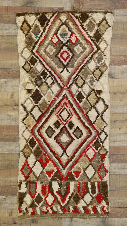 3 x 7 Vintage Moroccan Azilal Rug 20871