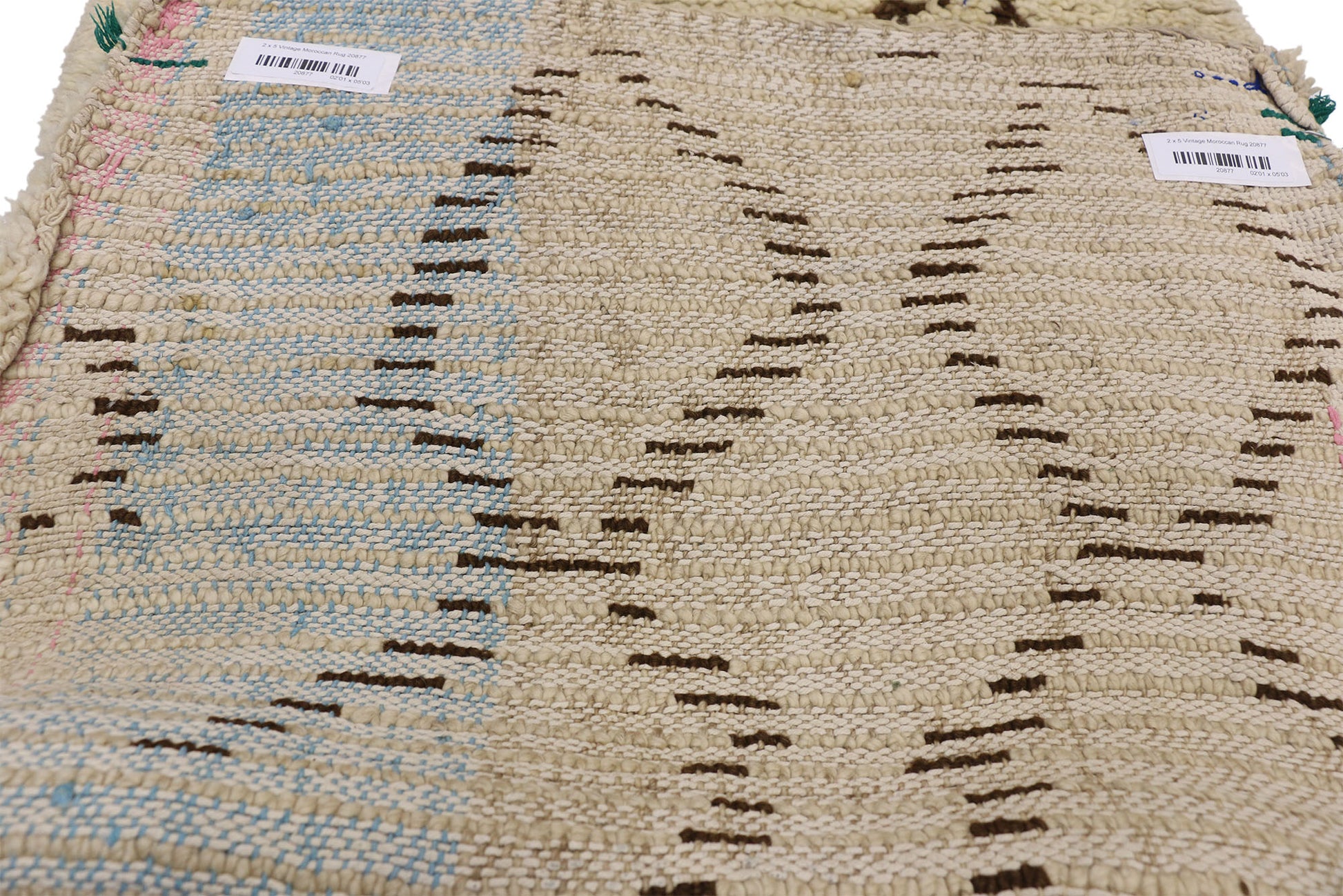 2 x 5 Vintage Moroccan Rug 20877