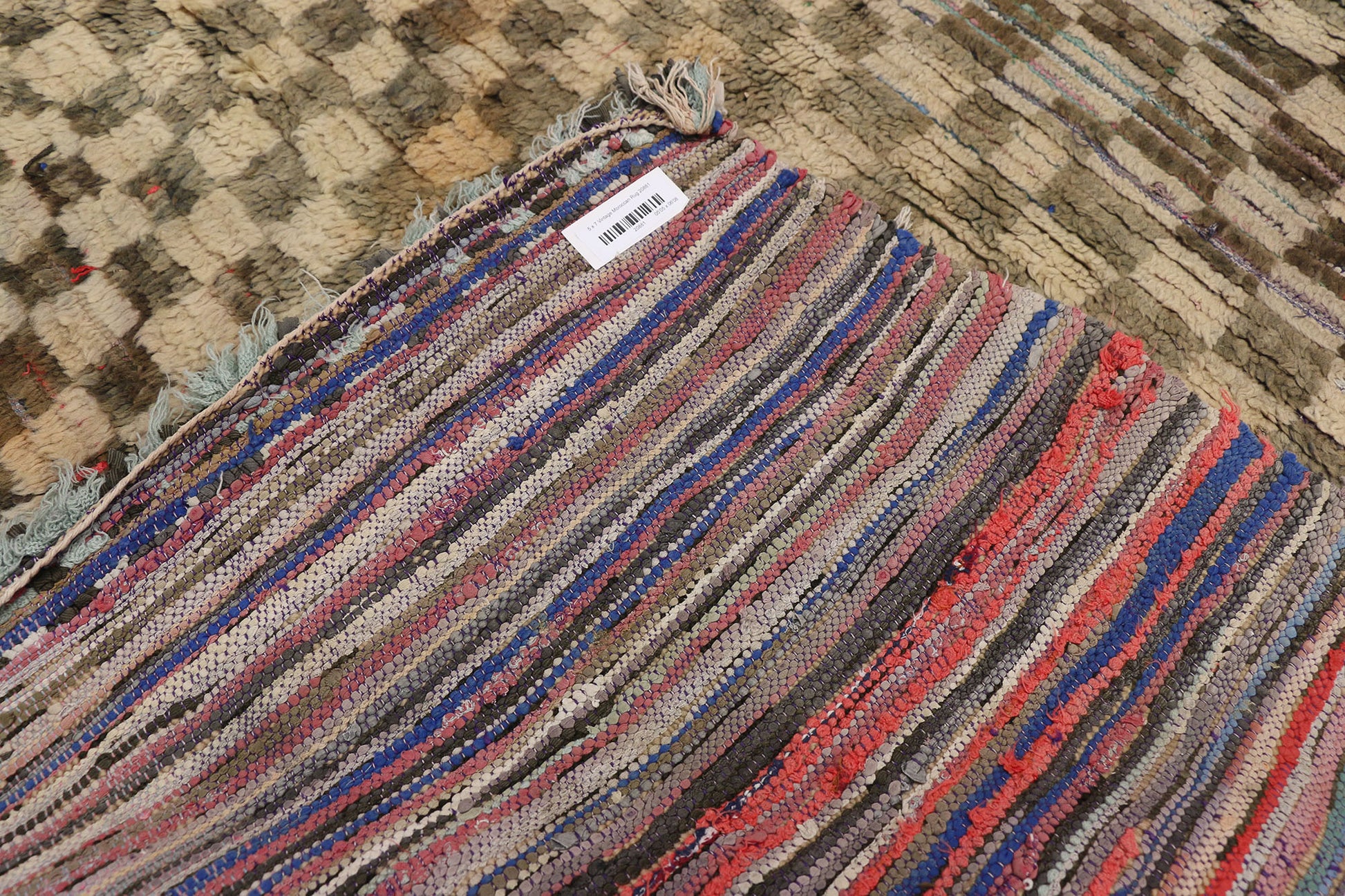 5 x 7 Vintage Moroccan Rug 20881