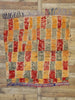5 x 5 Vintage Checkered Moroccan Rag Rug 20884