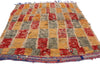 5 x 5 Vintage Checkered Moroccan Rag Rug 20884