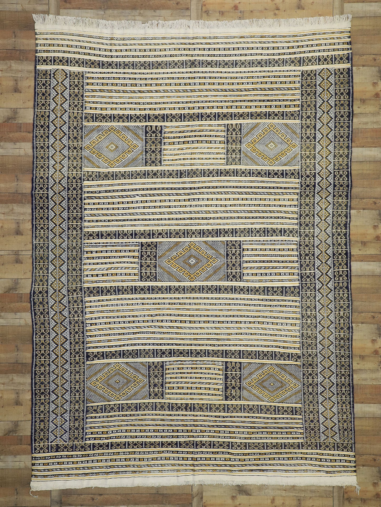 9 x 13 Vintage Moroccan Kilim Rug 20885