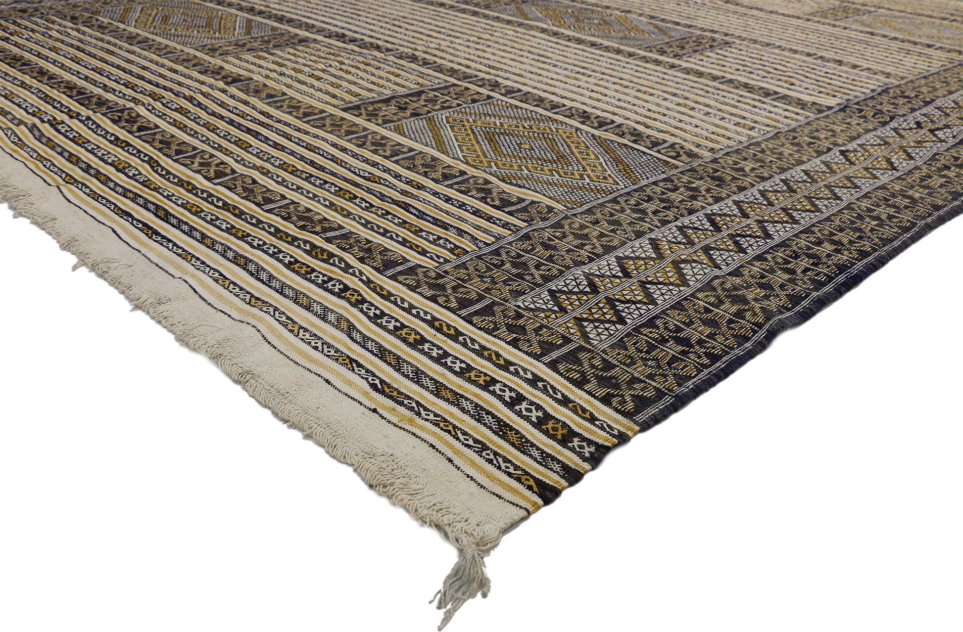 9 x 13 Vintage Moroccan Kilim Rug 20885