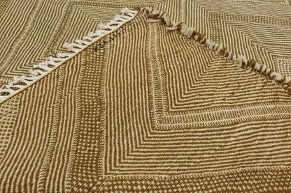 7 x 9 Vintage Brown Moroccan Kilim Rug 20886