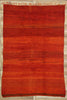 7 x 10 Vintage Red Beni Mrirt Moroccan Rug 20894