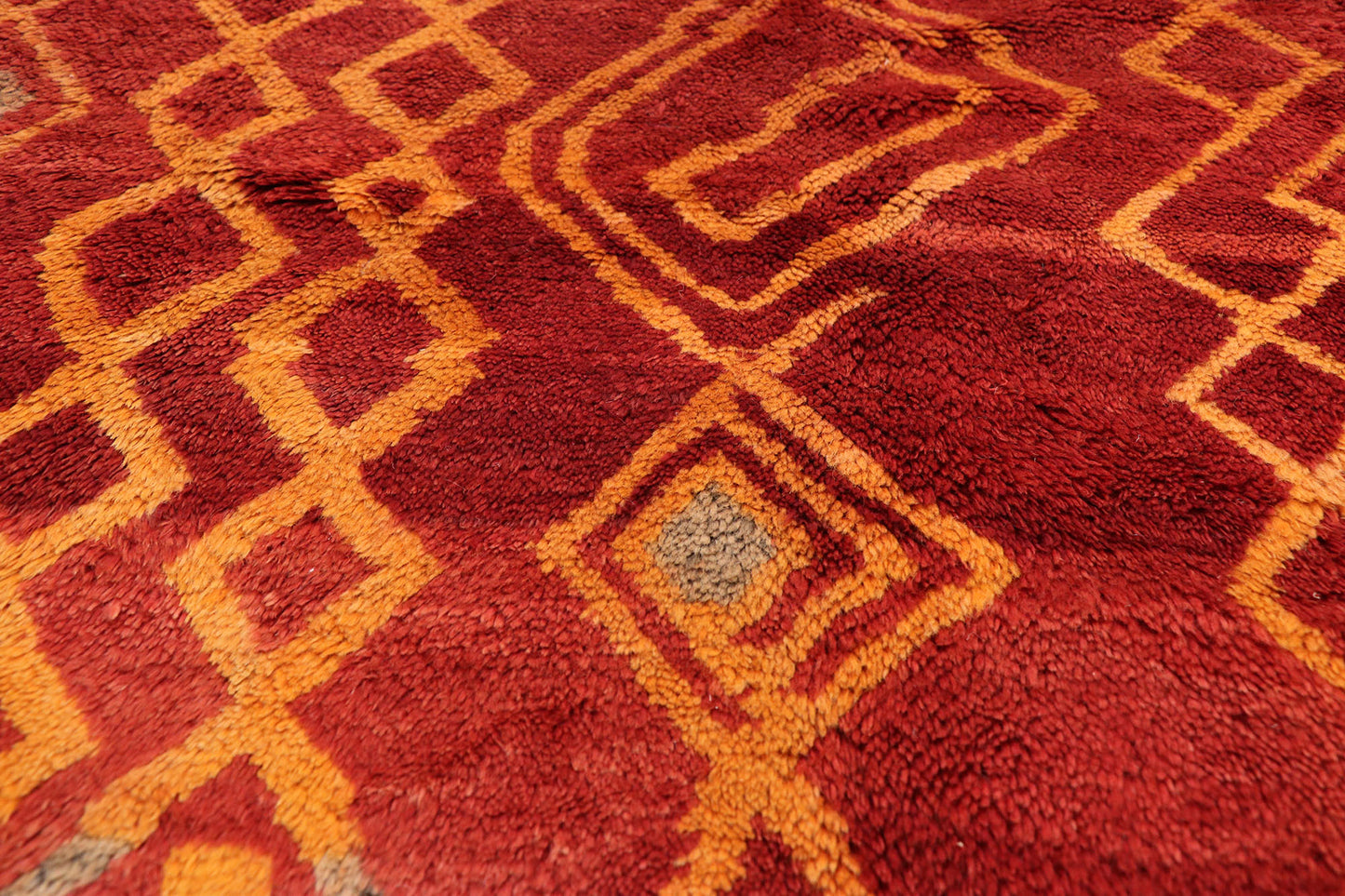 7 x 11 Vintage Red Moroccan Rug 20897