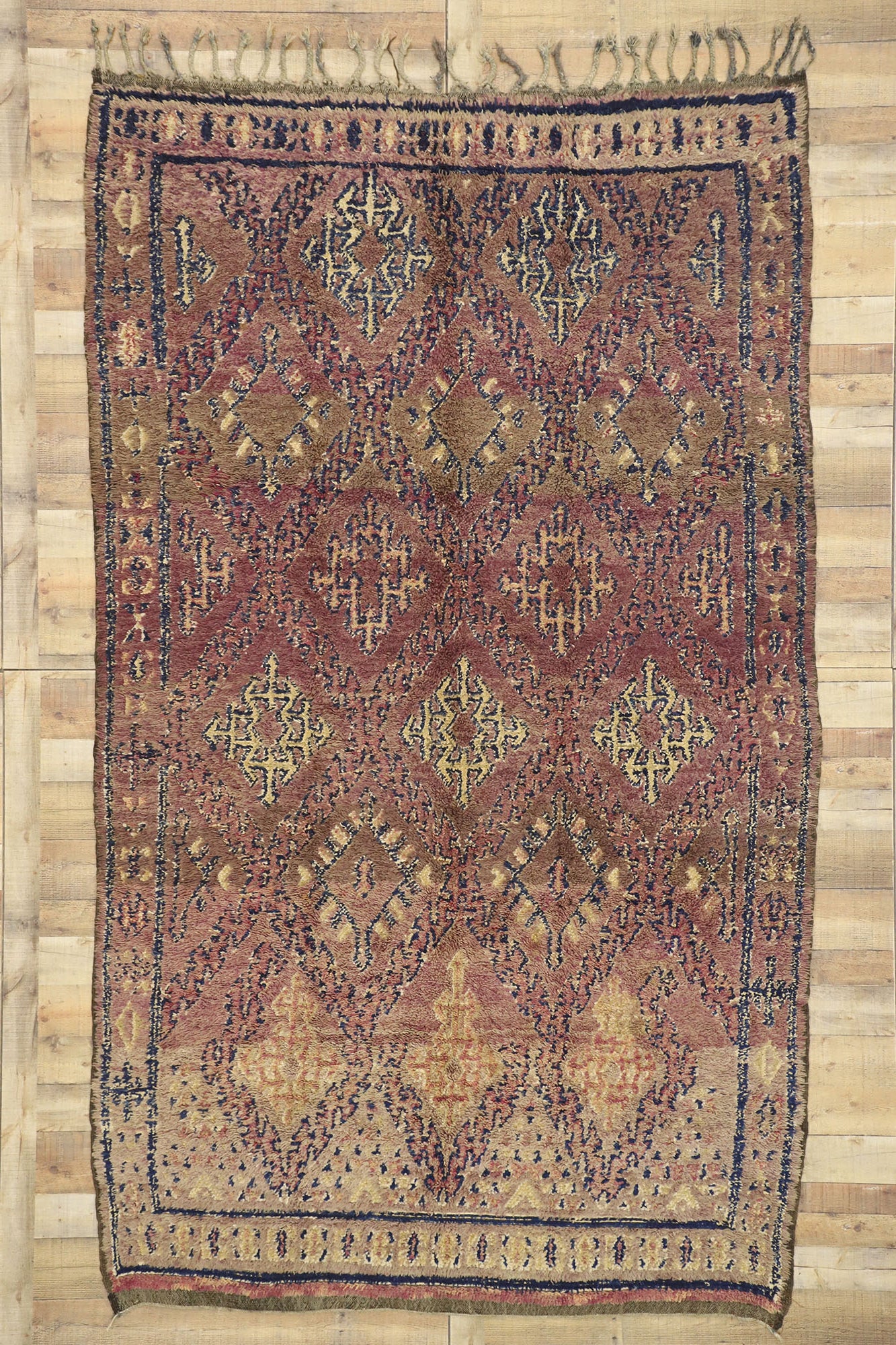 7 x 11 Vintage Moroccan Rug 20899