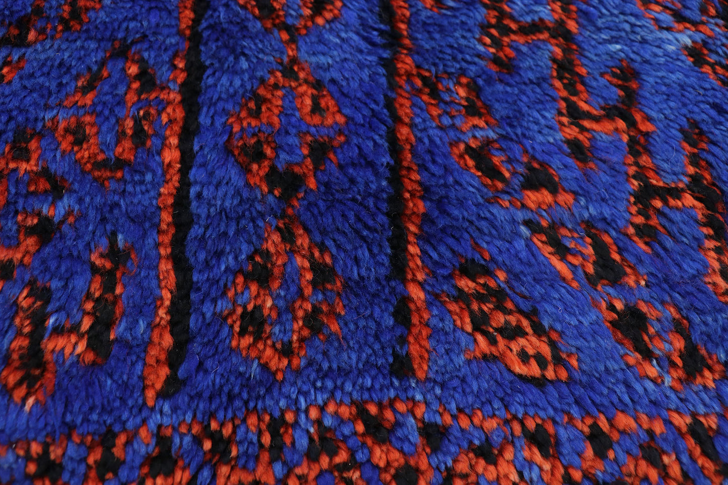 7 x 12 Vintage Beni MGuild Blue Moroccan Rug 20902