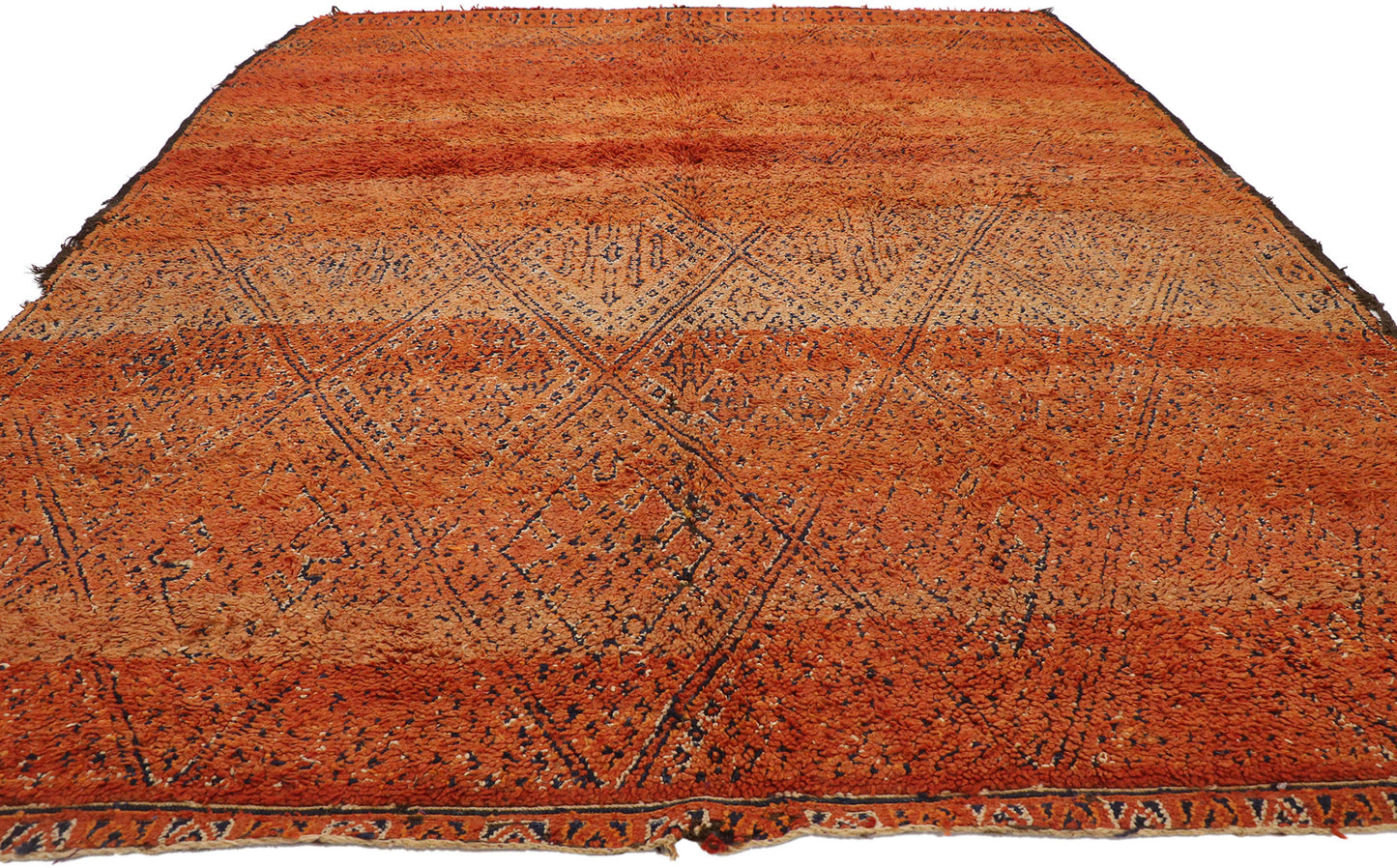 7 x 9 Vintage Zayane Moroccan Rug 20903