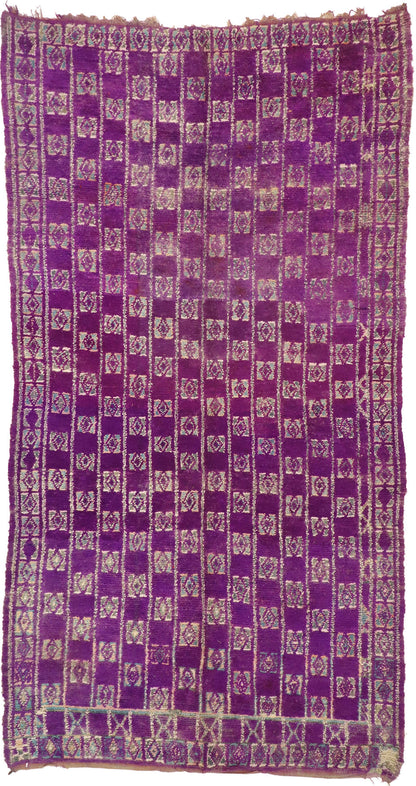 6 x 12 Vintage Purple Talsint Moroccan Rug 20905