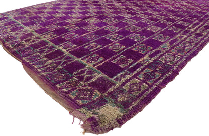 6 x 12 Vintage Purple Talsint Moroccan Rug 20905