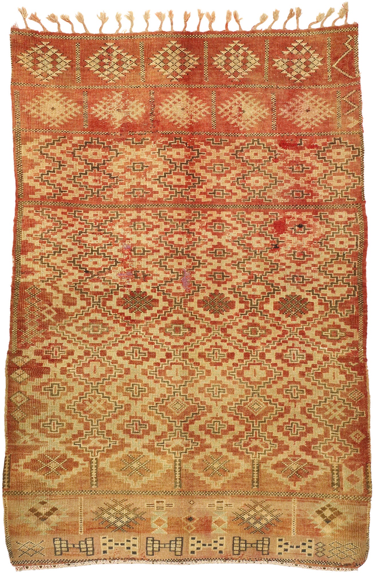 6 x 9 Vintage Moroccan Rug 20906