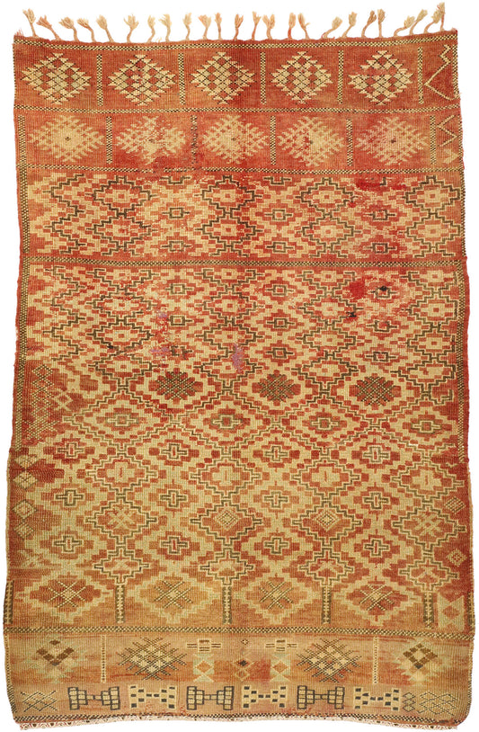 6 x 9 Vintage Moroccan Rug 20906